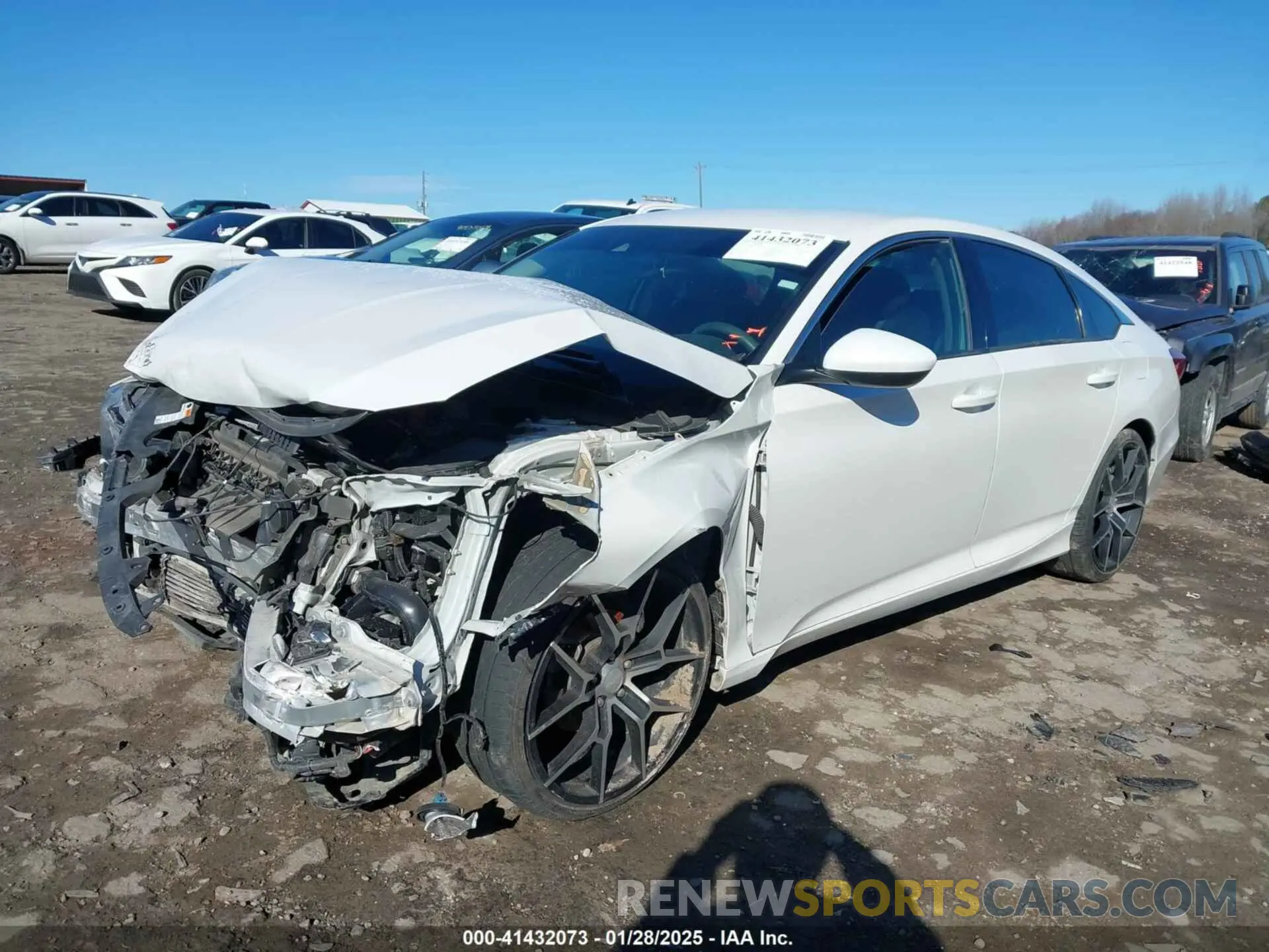 2 fotografías del automóvil dañado 1HGCV1F10LA034332 HONDA ACCORD 2020