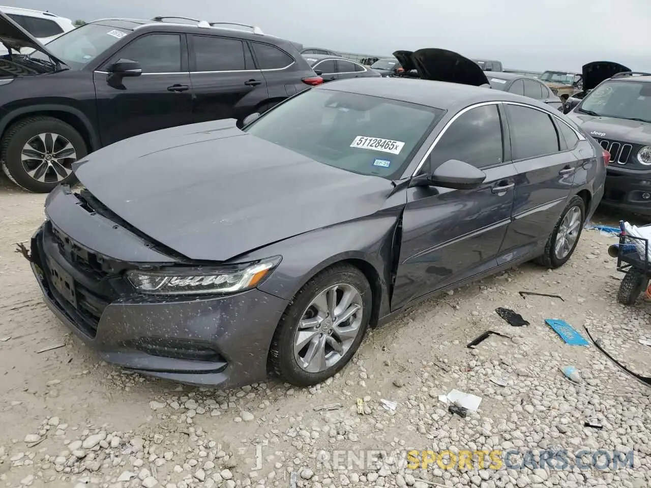 1 fotografías del automóvil dañado 1HGCV1F10LA045749 HONDA ACCORD 2020