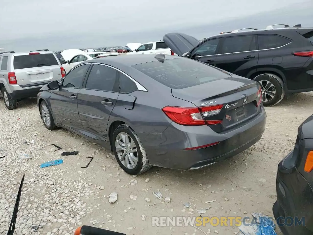 2 fotografías del automóvil dañado 1HGCV1F10LA045749 HONDA ACCORD 2020