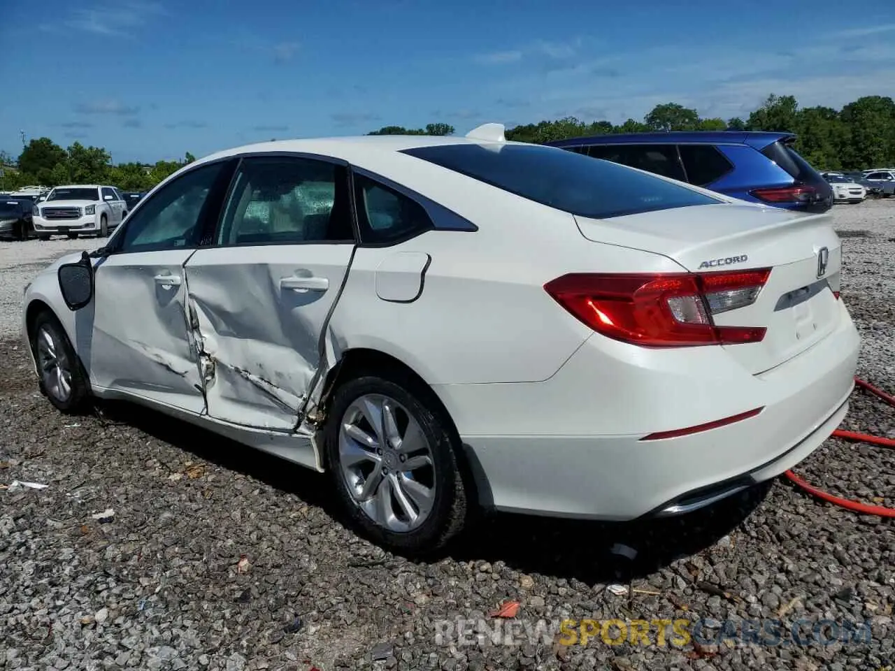 2 fotografías del automóvil dañado 1HGCV1F10LA120563 HONDA ACCORD 2020