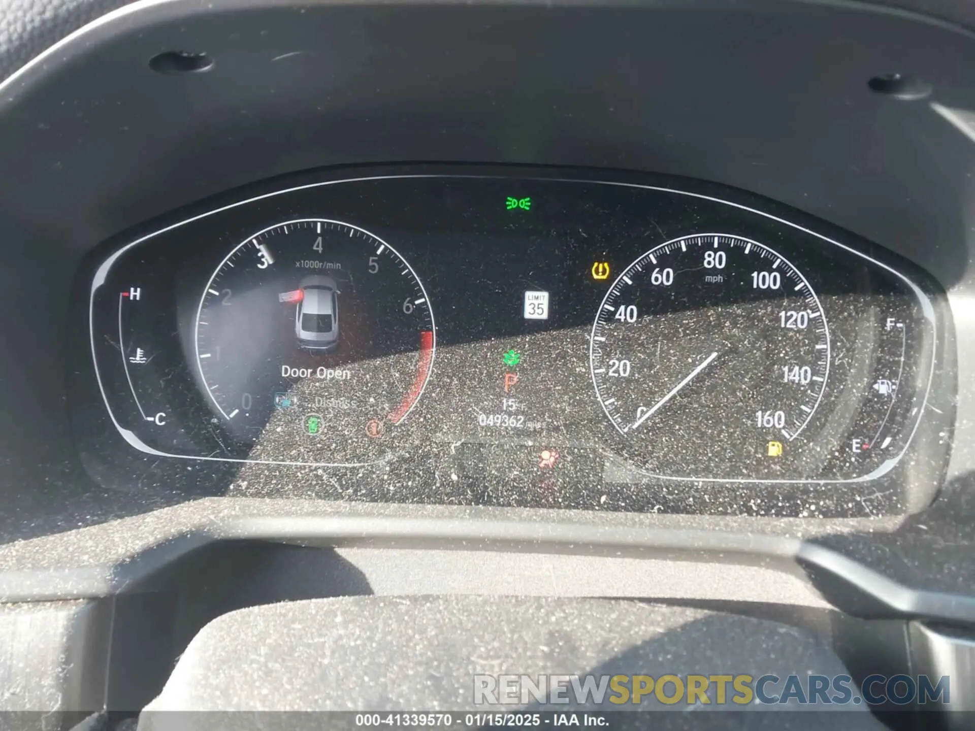 7 fotografías del automóvil dañado 1HGCV1F11LA014560 HONDA ACCORD 2020