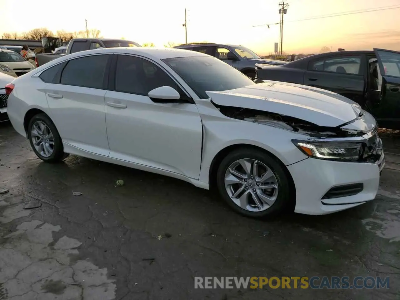4 fotografías del automóvil dañado 1HGCV1F11LA018009 HONDA ACCORD 2020