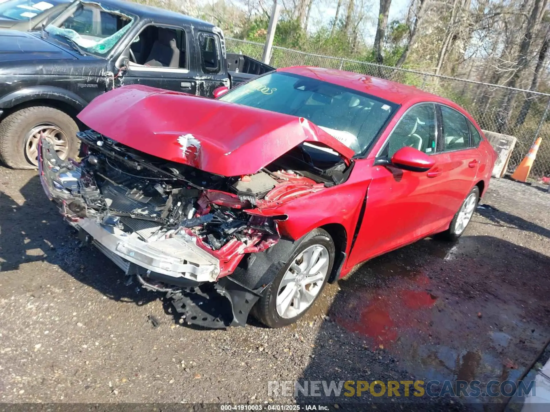 2 fotografías del automóvil dañado 1HGCV1F11LA051530 HONDA ACCORD 2020