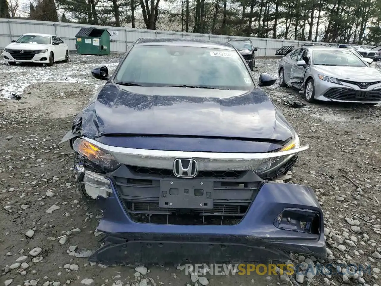 5 fotografías del automóvil dañado 1HGCV1F11LA083667 HONDA ACCORD 2020