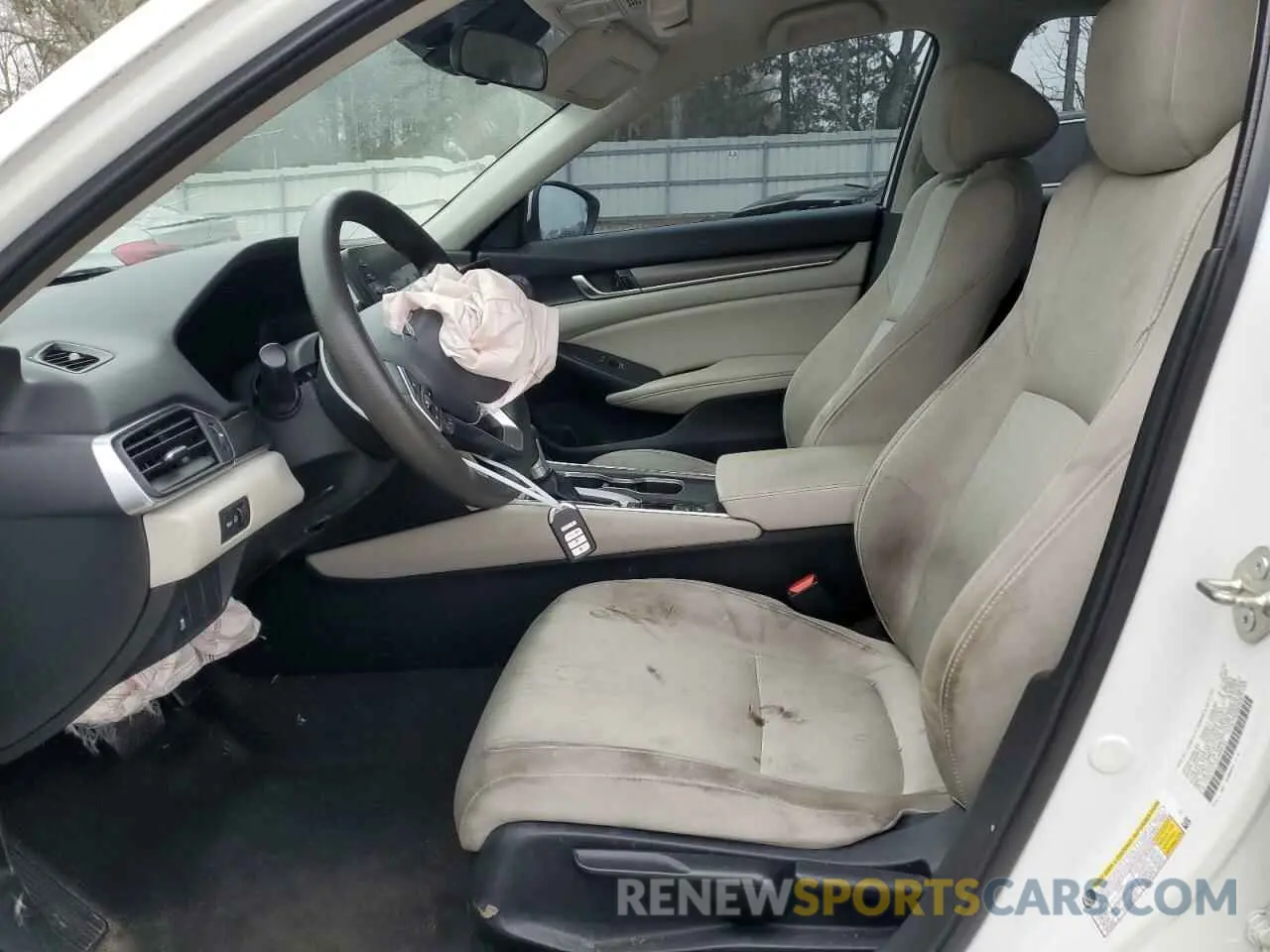 7 fotografías del automóvil dañado 1HGCV1F12LA099781 HONDA ACCORD 2020