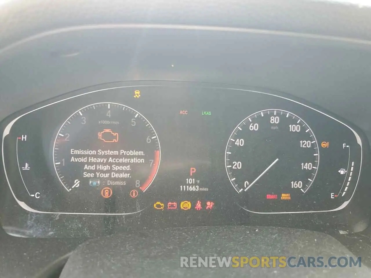 9 fotografías del automóvil dañado 1HGCV1F12LA127031 HONDA ACCORD 2020
