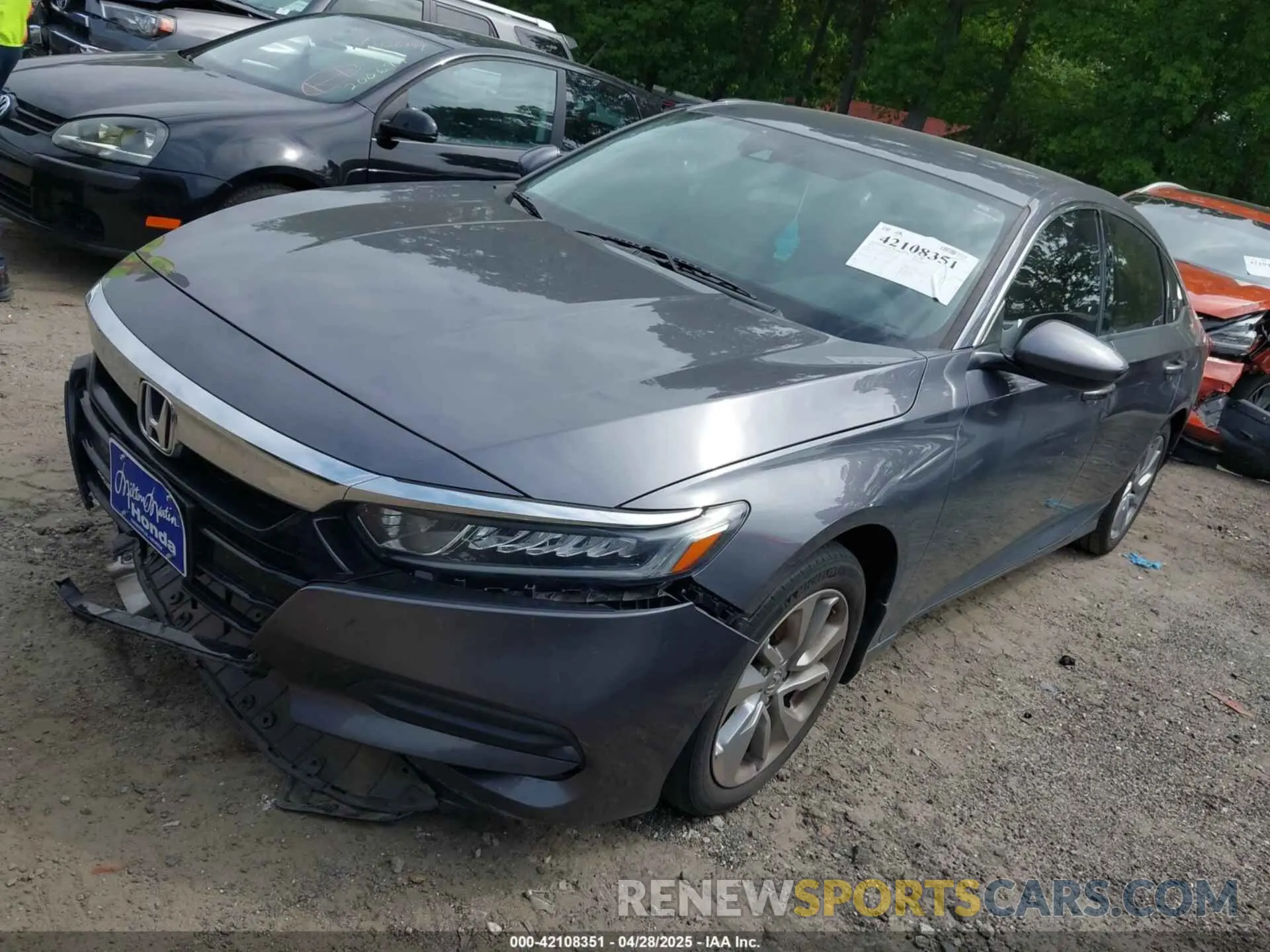 2 fotografías del automóvil dañado 1HGCV1F15LA046511 HONDA ACCORD 2020