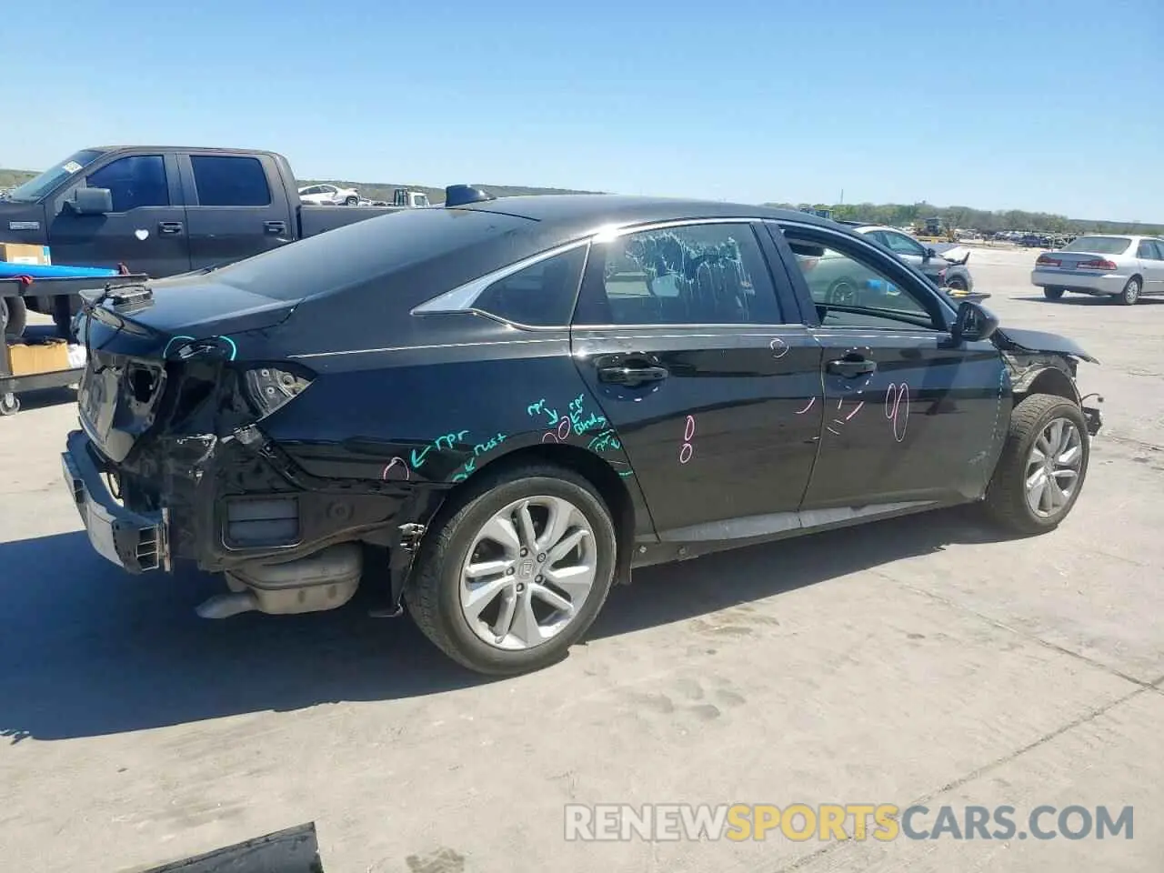 3 fotografías del automóvil dañado 1HGCV1F18LA157442 HONDA ACCORD 2020