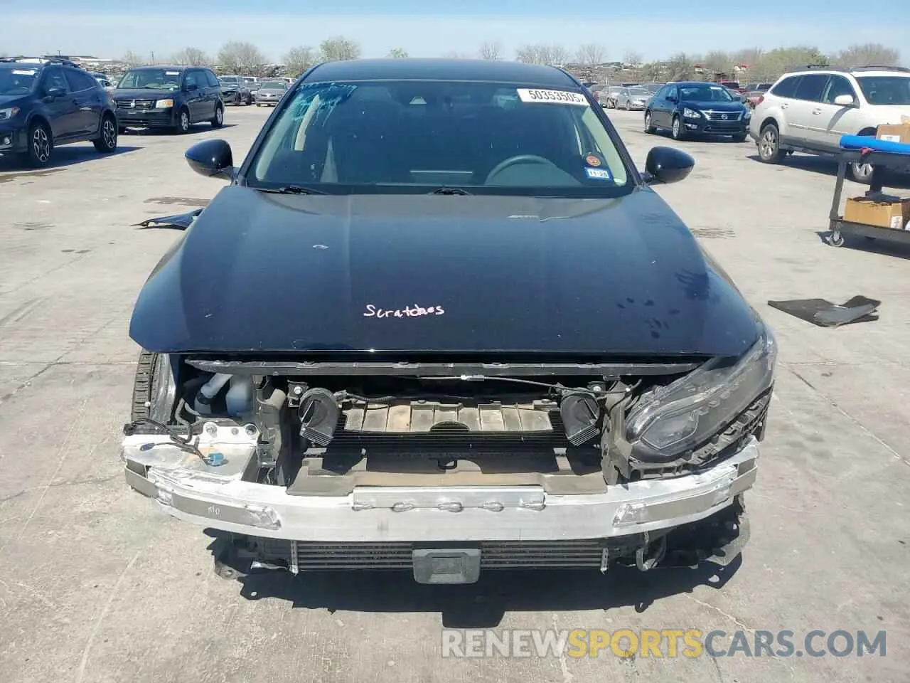 5 fotografías del automóvil dañado 1HGCV1F18LA157442 HONDA ACCORD 2020