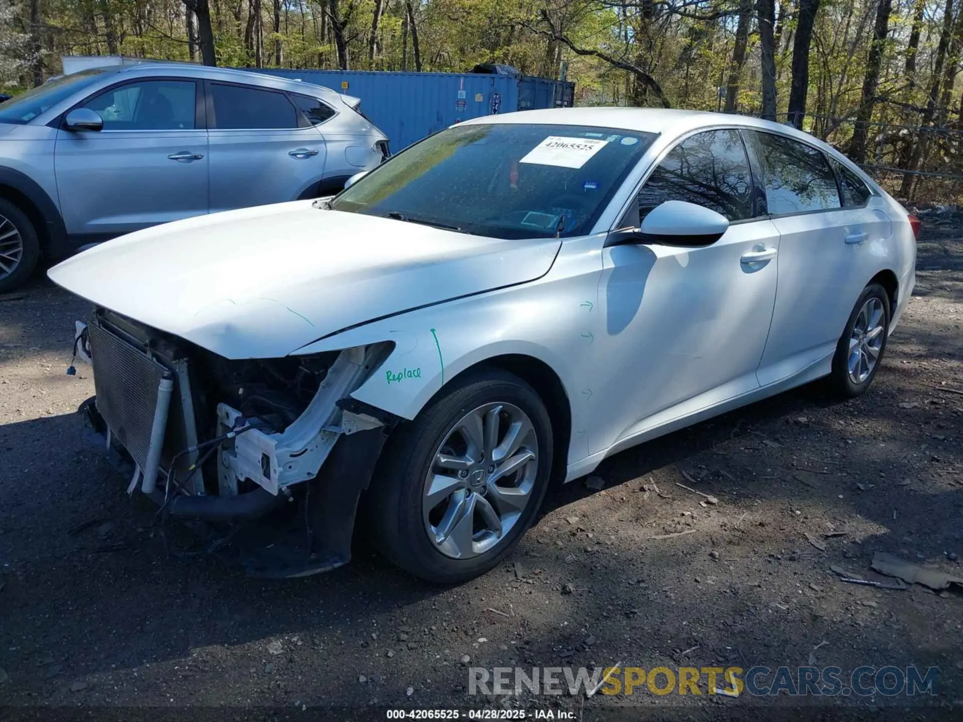 2 fotografías del automóvil dañado 1HGCV1F19LA039593 HONDA ACCORD 2020