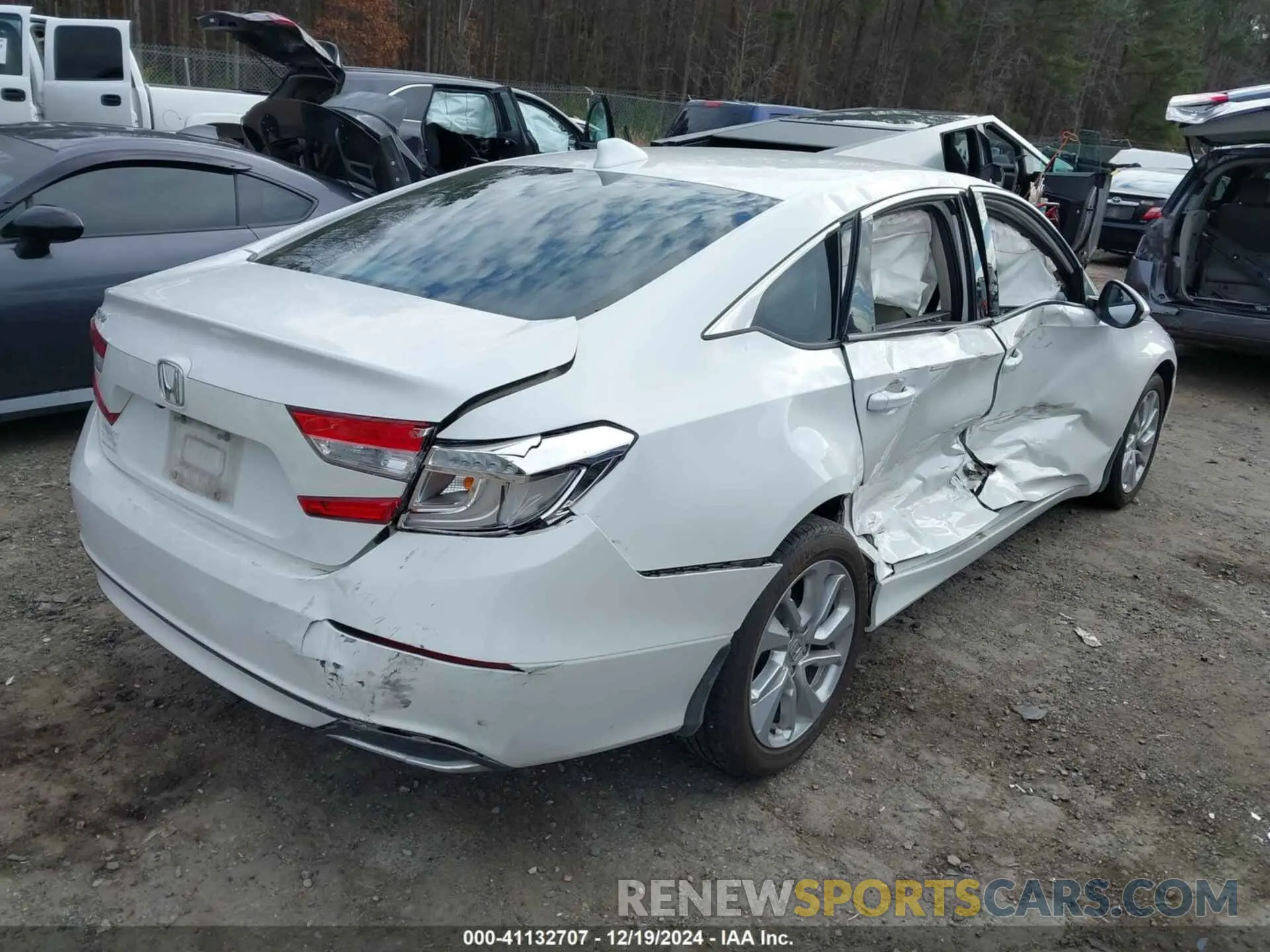 4 fotografías del automóvil dañado 1HGCV1F19LA045166 HONDA ACCORD 2020
