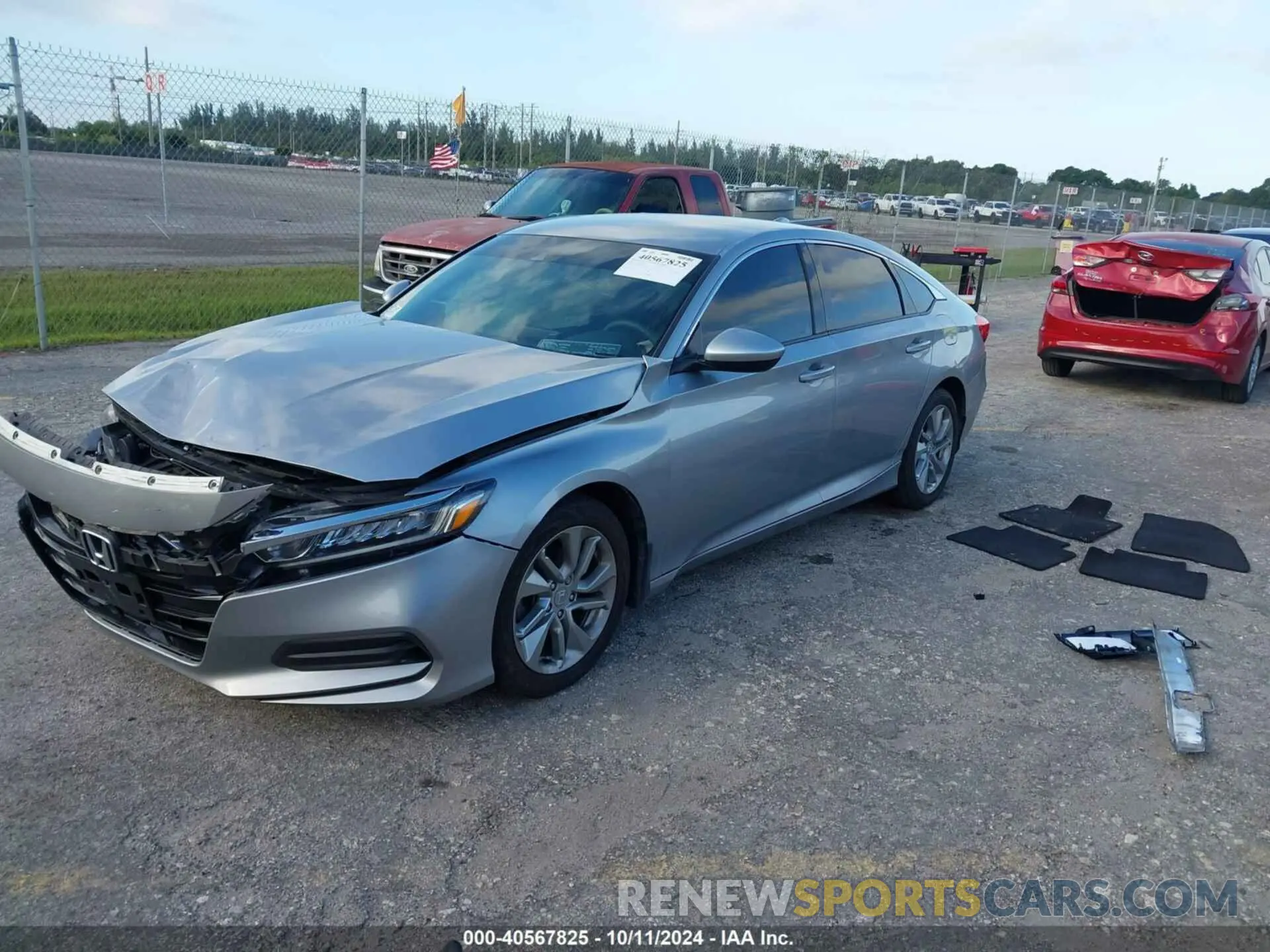 2 fotografías del automóvil dañado 1HGCV1F19LA106967 HONDA ACCORD 2020