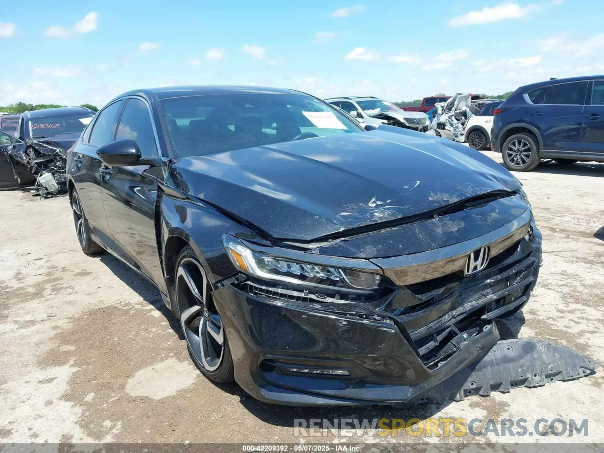1 fotografías del automóvil dañado 1HGCV1F30LA016687 HONDA ACCORD 2020