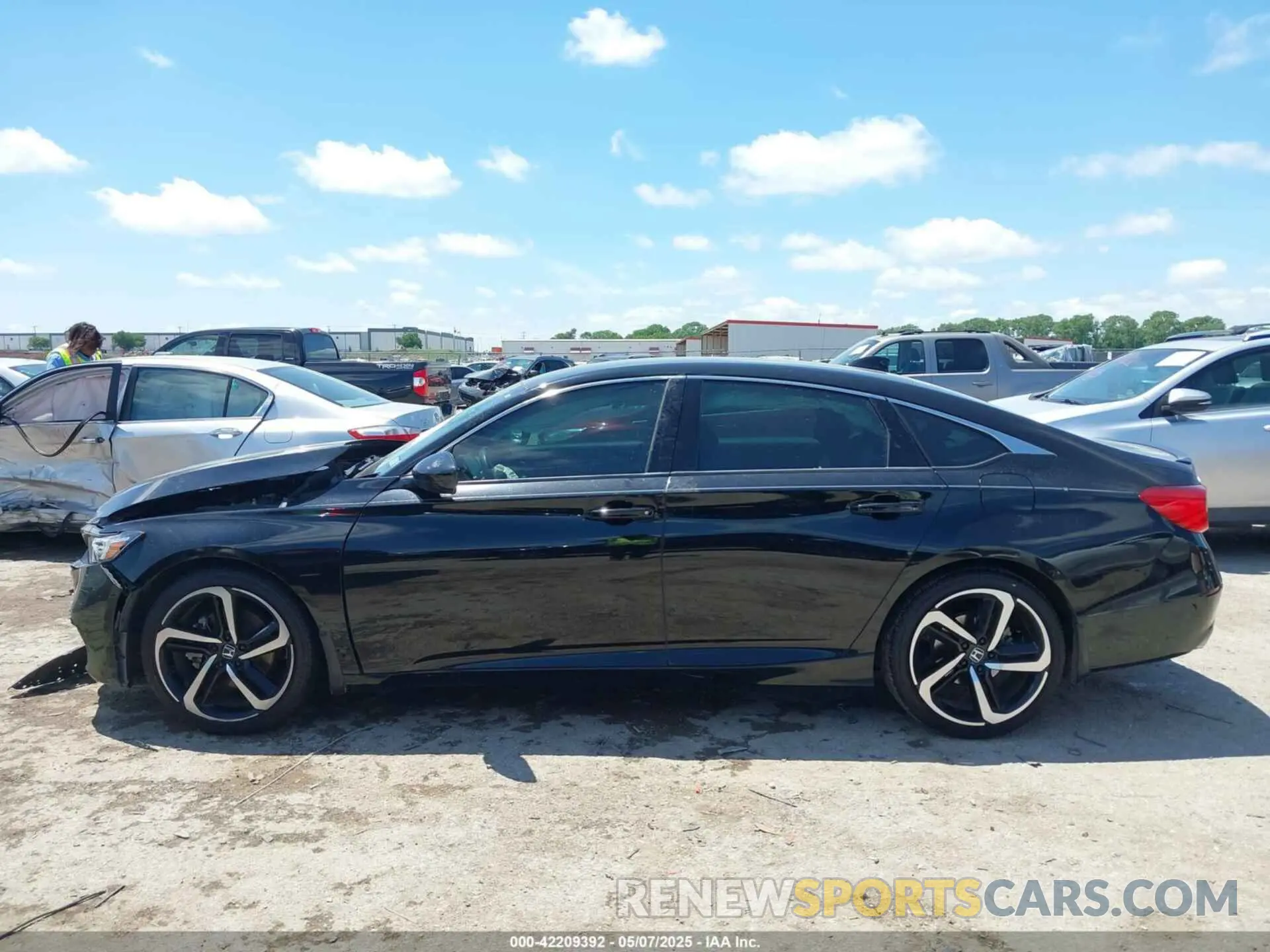14 fotografías del automóvil dañado 1HGCV1F30LA016687 HONDA ACCORD 2020