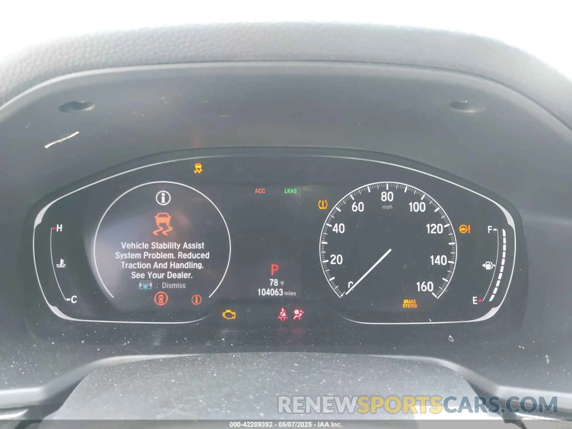 7 fotografías del automóvil dañado 1HGCV1F30LA016687 HONDA ACCORD 2020