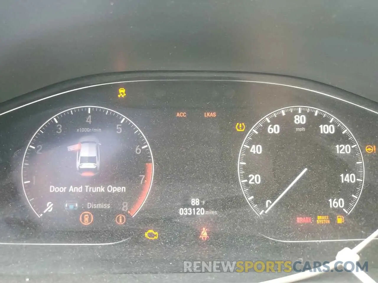 9 fotografías del automóvil dañado 1HGCV1F30LA021243 HONDA ACCORD 2020