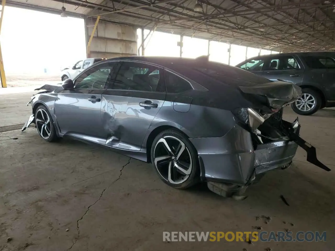 2 fotografías del automóvil dañado 1HGCV1F30LA050600 HONDA ACCORD 2020