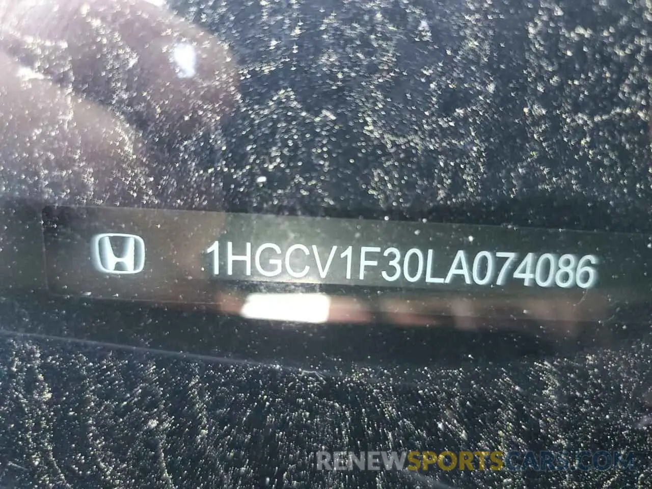 12 fotografías del automóvil dañado 1HGCV1F30LA074086 HONDA ACCORD 2020