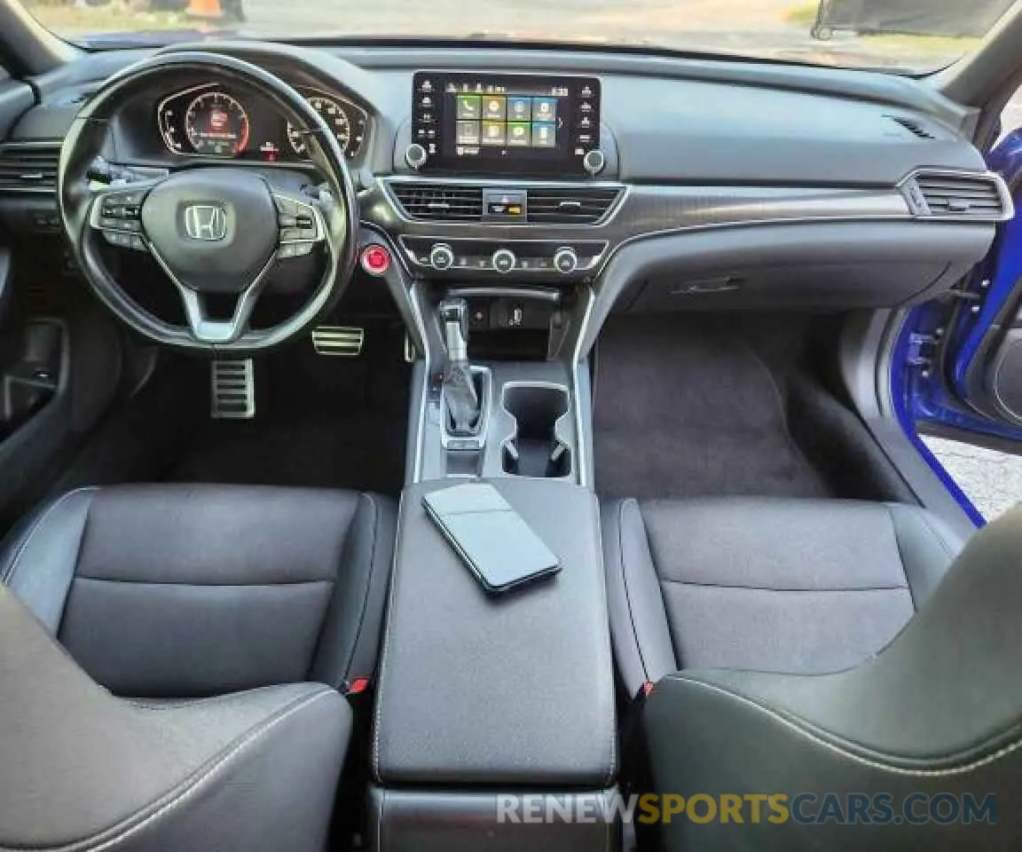 9 fotografías del automóvil dañado 1HGCV1F31LA082553 HONDA ACCORD 2020