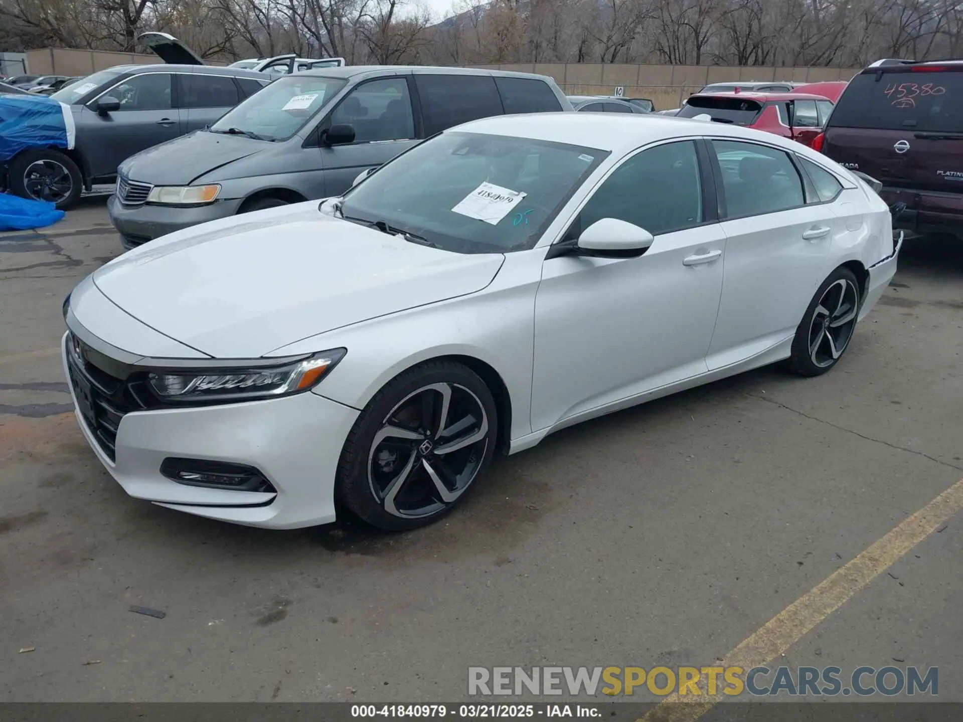 2 fotografías del automóvil dañado 1HGCV1F31LA117401 HONDA ACCORD 2020