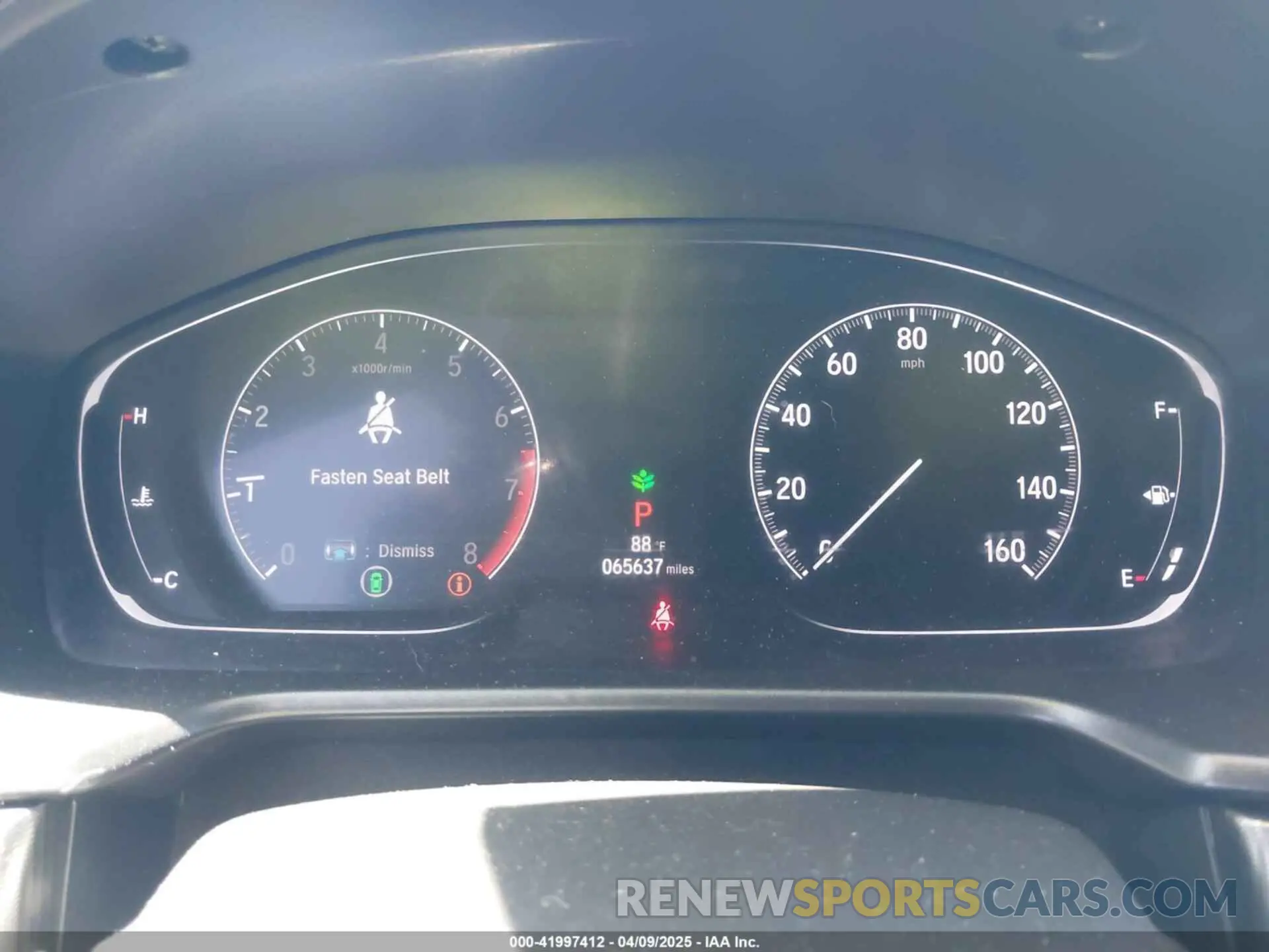 7 fotografías del automóvil dañado 1HGCV1F33LA002394 HONDA ACCORD 2020