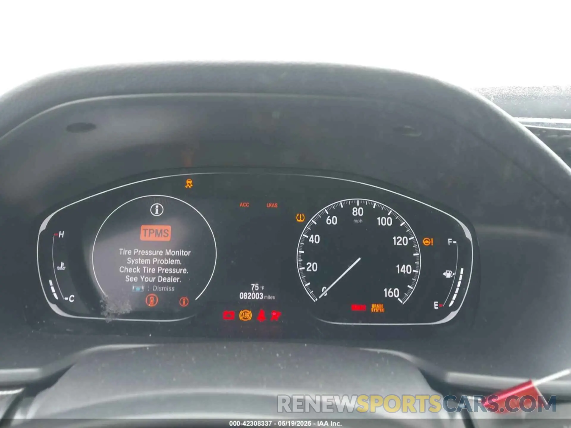 7 fotografías del automóvil dañado 1HGCV1F33LA042023 HONDA ACCORD 2020
