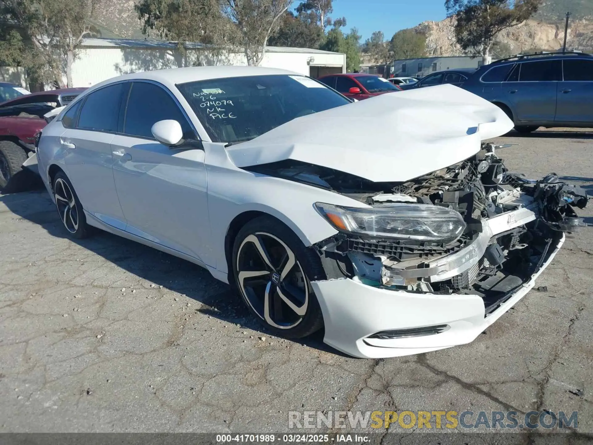 1 fotografías del automóvil dañado 1HGCV1F33LA074079 HONDA ACCORD 2020