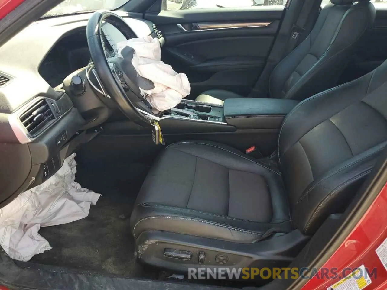 7 fotografías del automóvil dañado 1HGCV1F33LA112474 HONDA ACCORD 2020