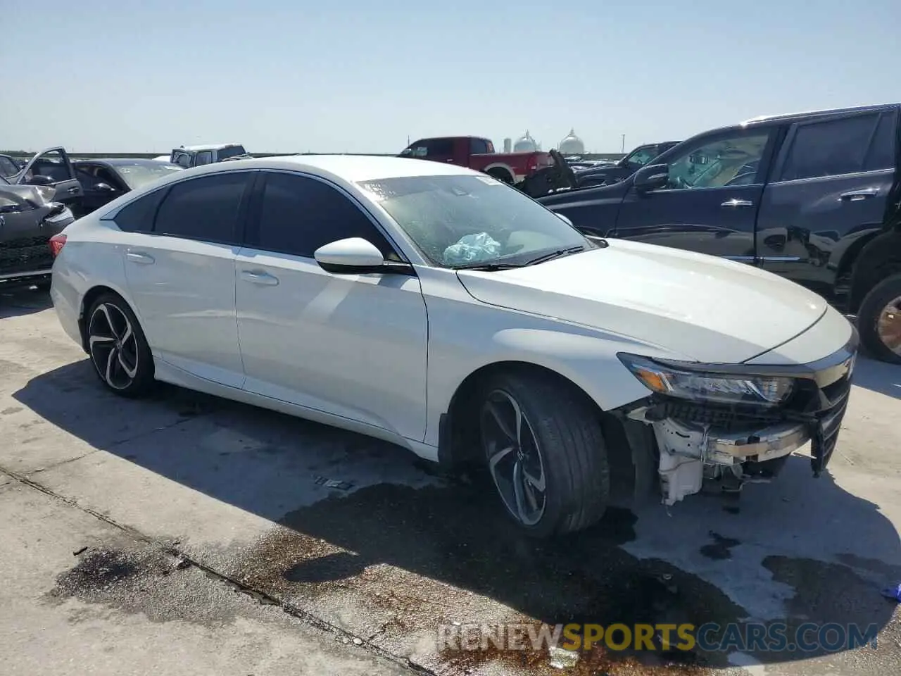 4 fotografías del automóvil dañado 1HGCV1F33LA136712 HONDA ACCORD 2020