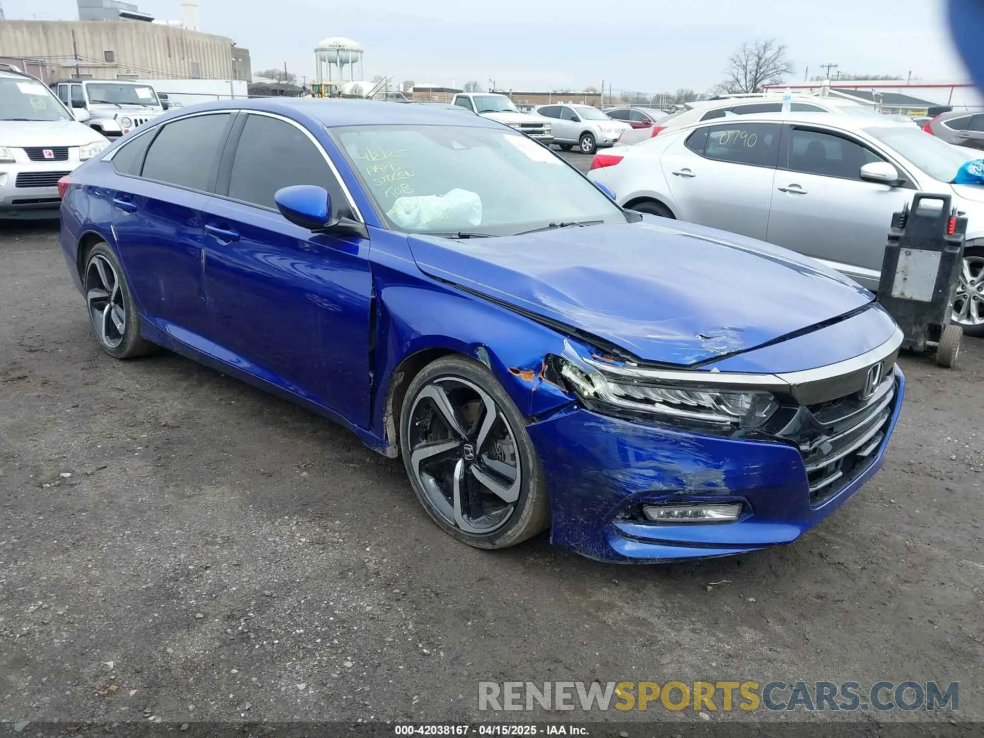 1 fotografías del automóvil dañado 1HGCV1F34LA014053 HONDA ACCORD 2020