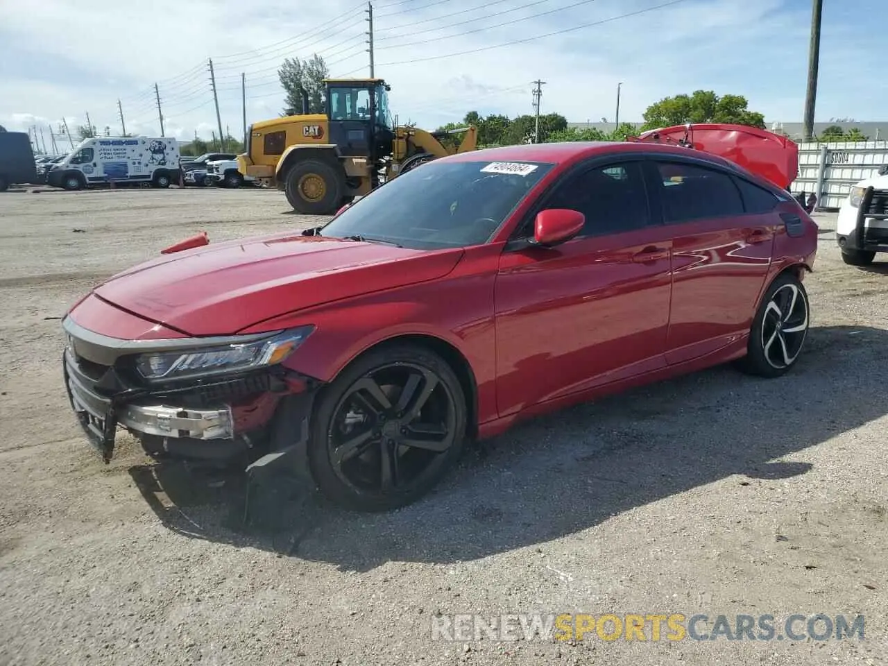 1 fotografías del automóvil dañado 1HGCV1F34LA068534 HONDA ACCORD 2020