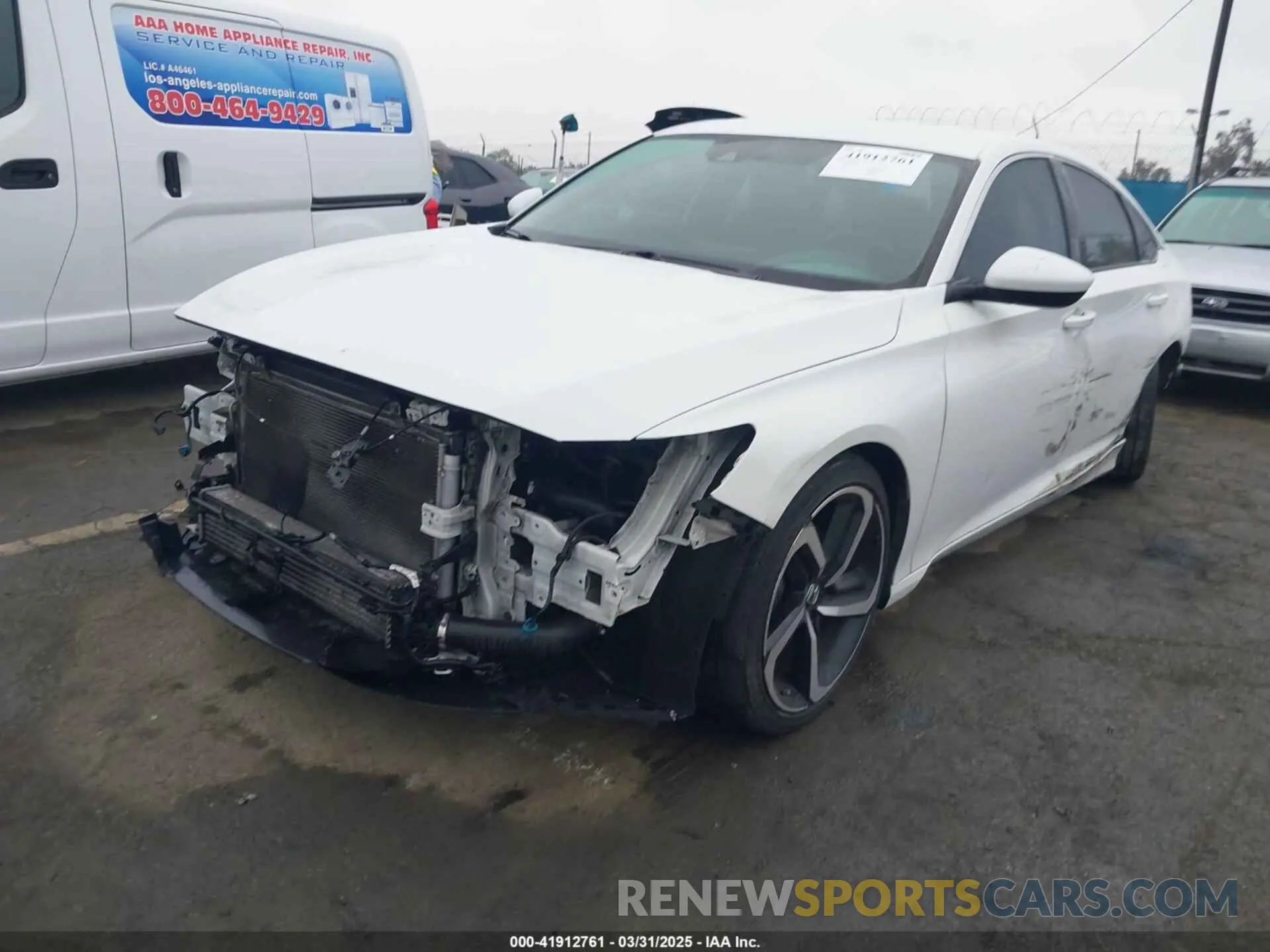 2 fotografías del automóvil dañado 1HGCV1F34LA076889 HONDA ACCORD 2020