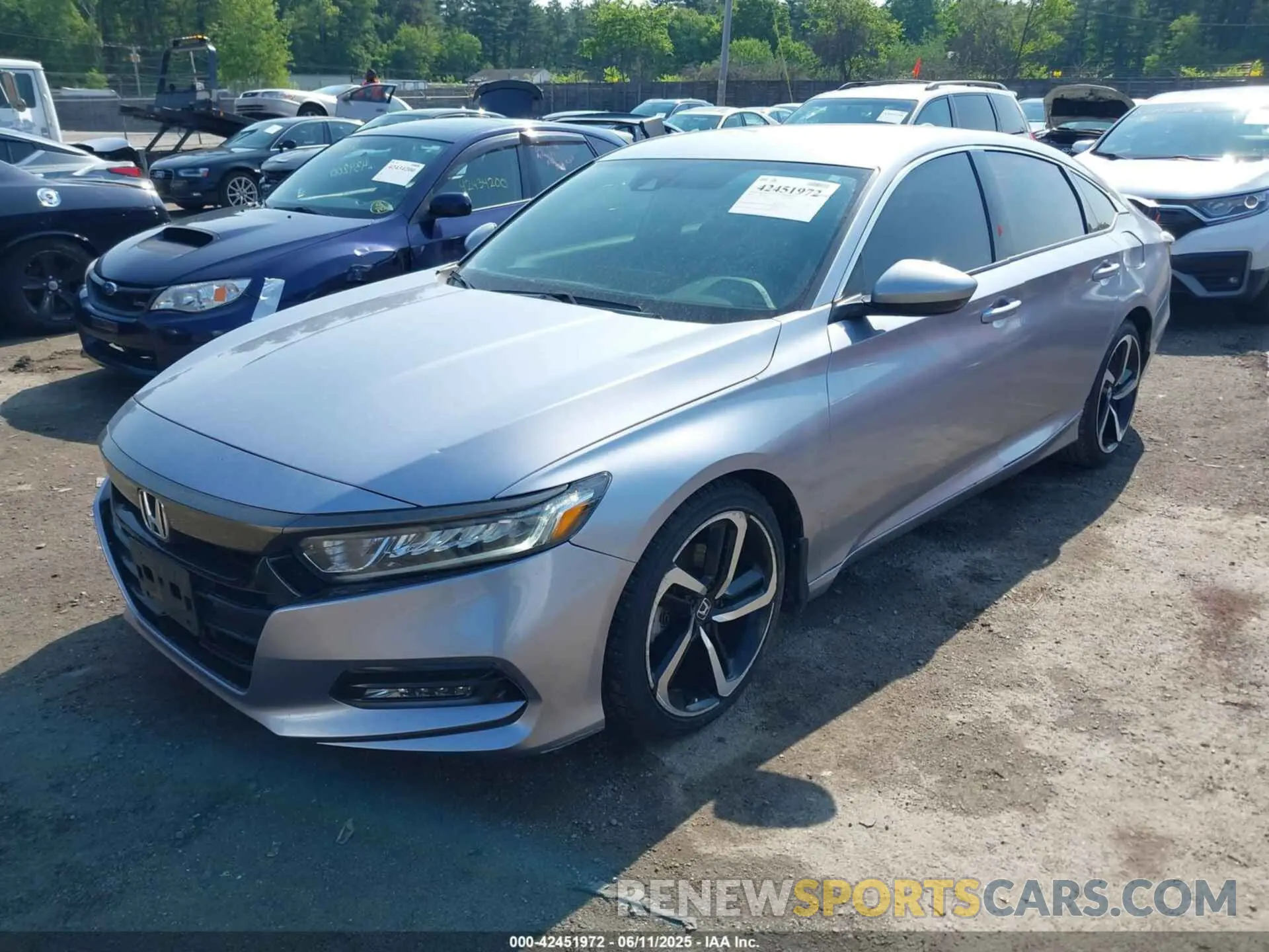 2 fotografías del automóvil dañado 1HGCV1F34LA144415 HONDA ACCORD 2020