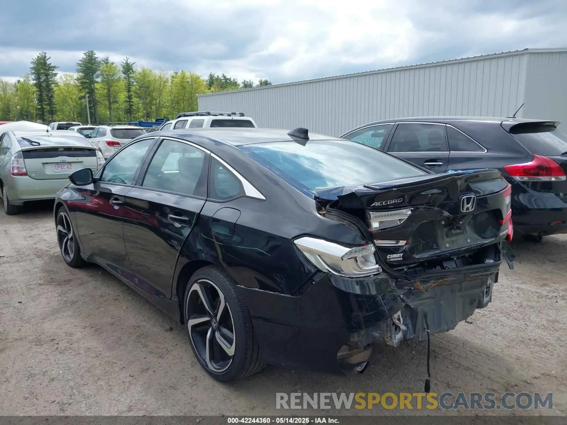 3 fotografías del automóvil dañado 1HGCV1F34LA156693 HONDA ACCORD 2020