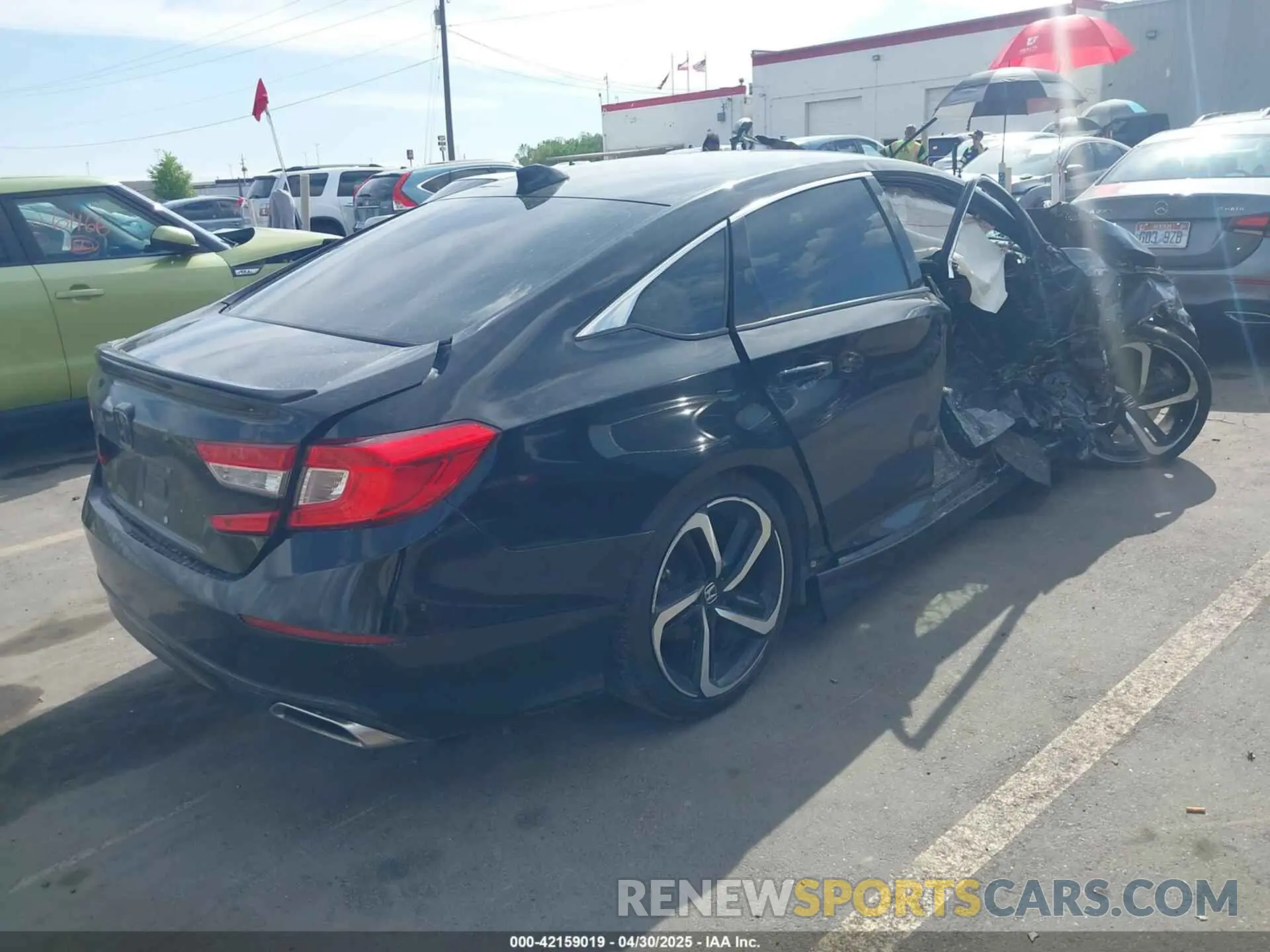 4 fotografías del automóvil dañado 1HGCV1F35LA123105 HONDA ACCORD 2020