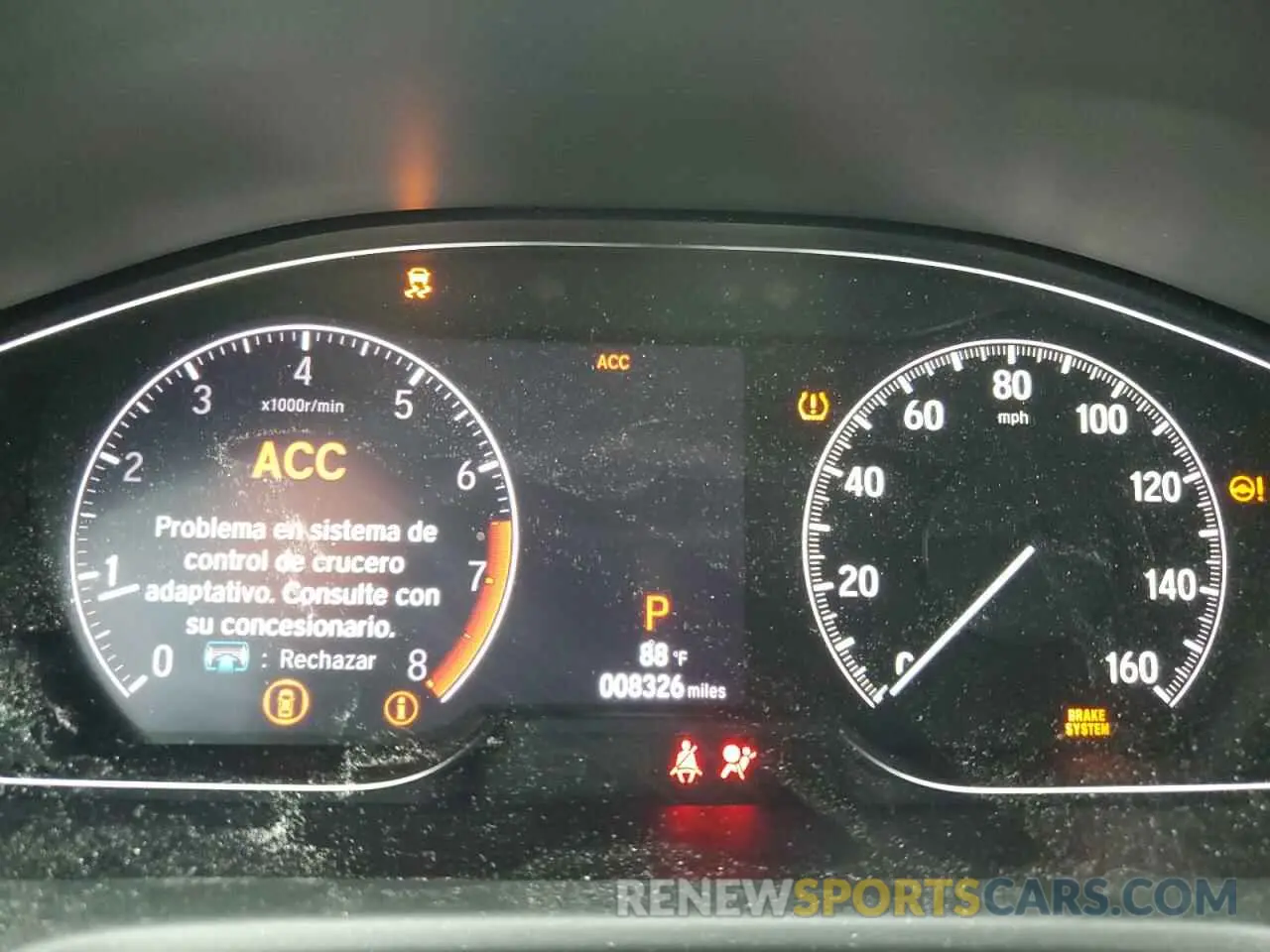 9 fotografías del automóvil dañado 1HGCV1F35LA157044 HONDA ACCORD 2020