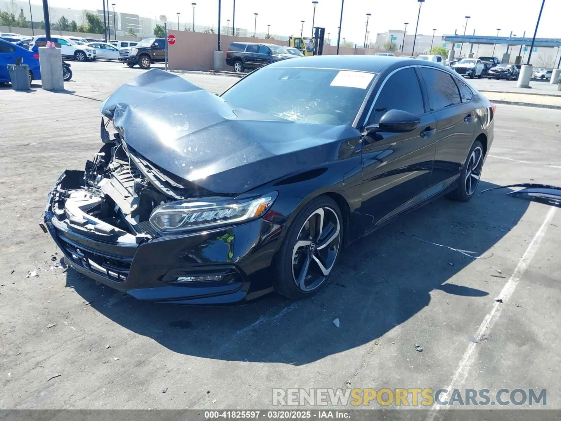 2 fotografías del automóvil dañado 1HGCV1F36LA066333 HONDA ACCORD 2020