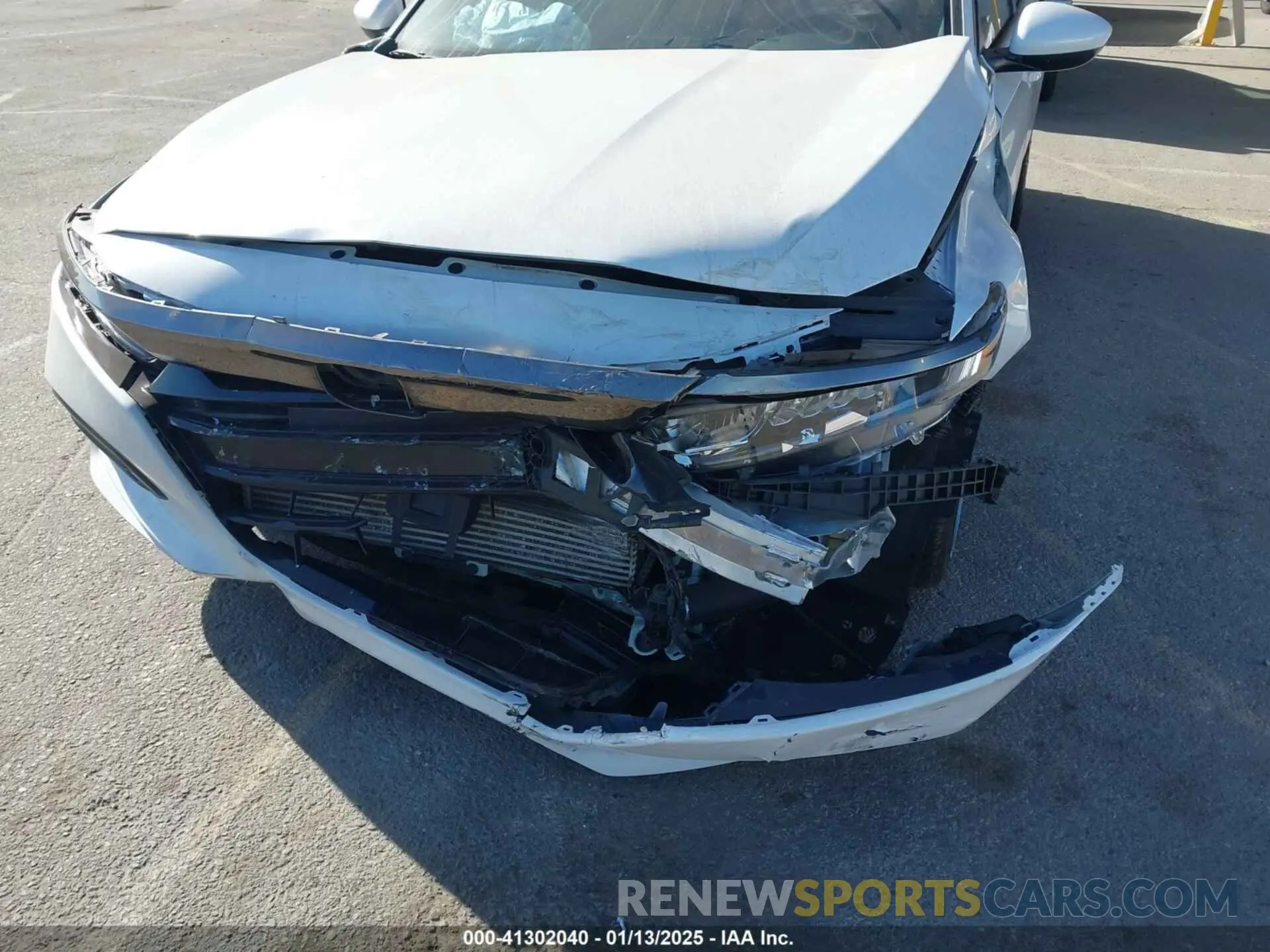 6 fotografías del automóvil dañado 1HGCV1F36LA151205 HONDA ACCORD 2020