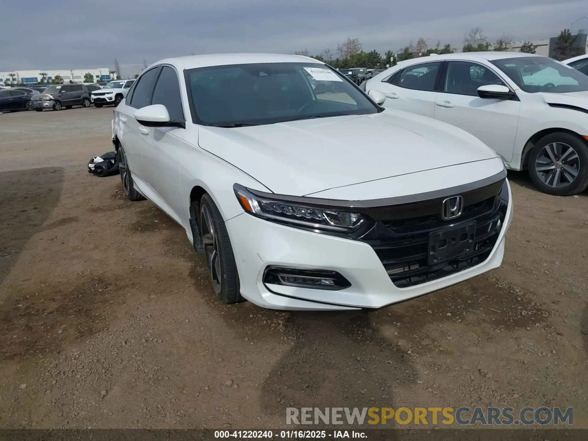 1 fotografías del automóvil dañado 1HGCV1F37LA003628 HONDA ACCORD 2020