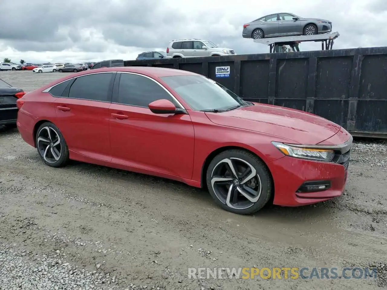 4 fotografías del automóvil dañado 1HGCV1F37LA027217 HONDA ACCORD 2020
