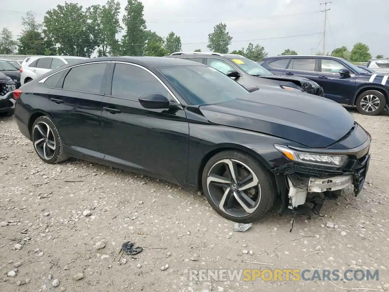 4 fotografías del automóvil dañado 1HGCV1F37LA053400 HONDA ACCORD 2020