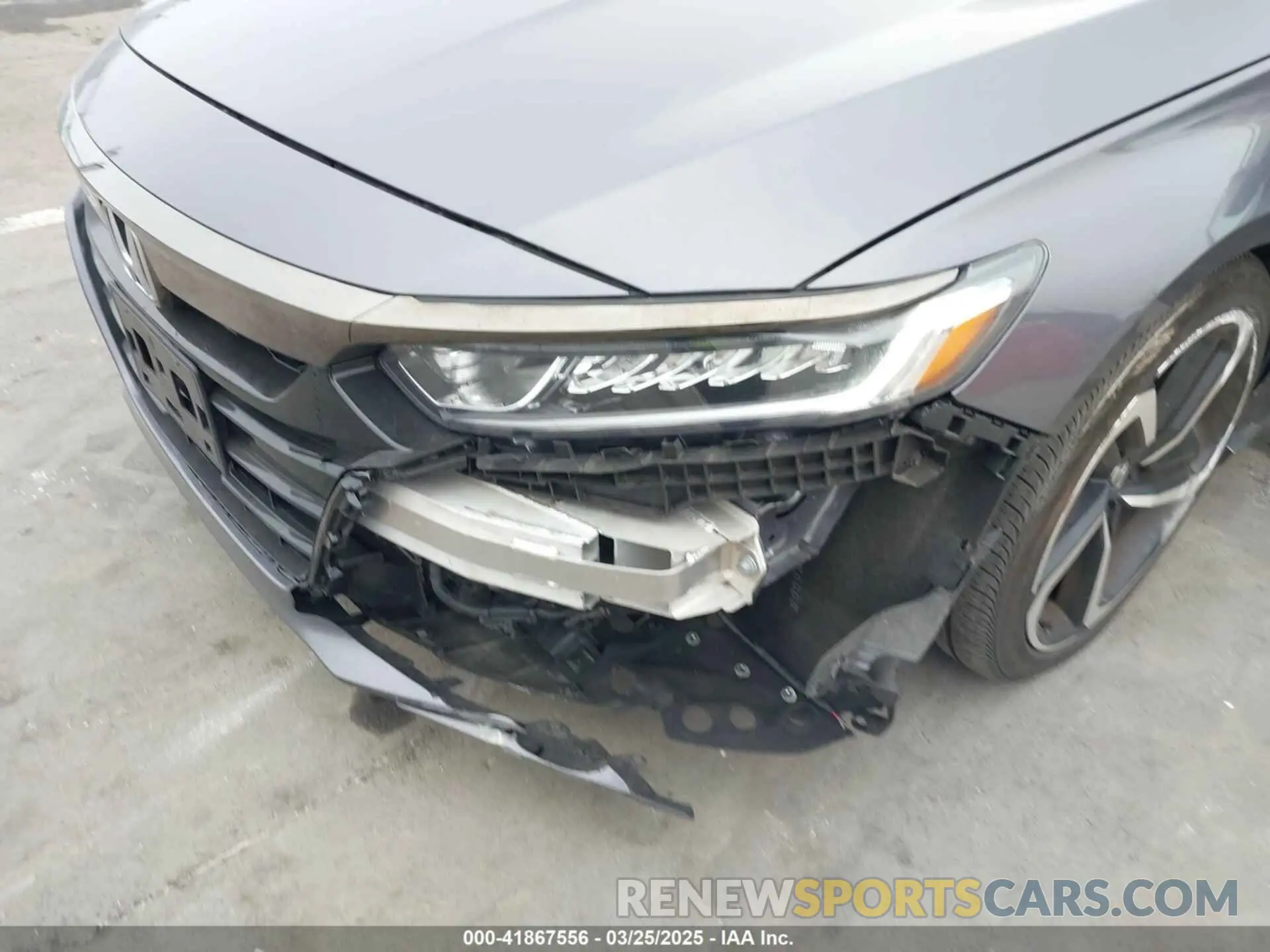 6 fotografías del automóvil dañado 1HGCV1F37LA067877 HONDA ACCORD 2020