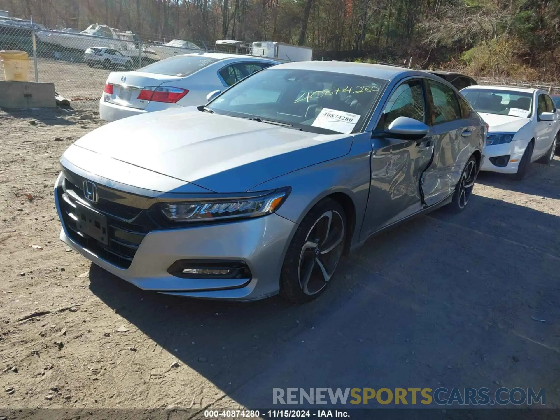 2 fotografías del automóvil dañado 1HGCV1F37LA087837 HONDA ACCORD 2020