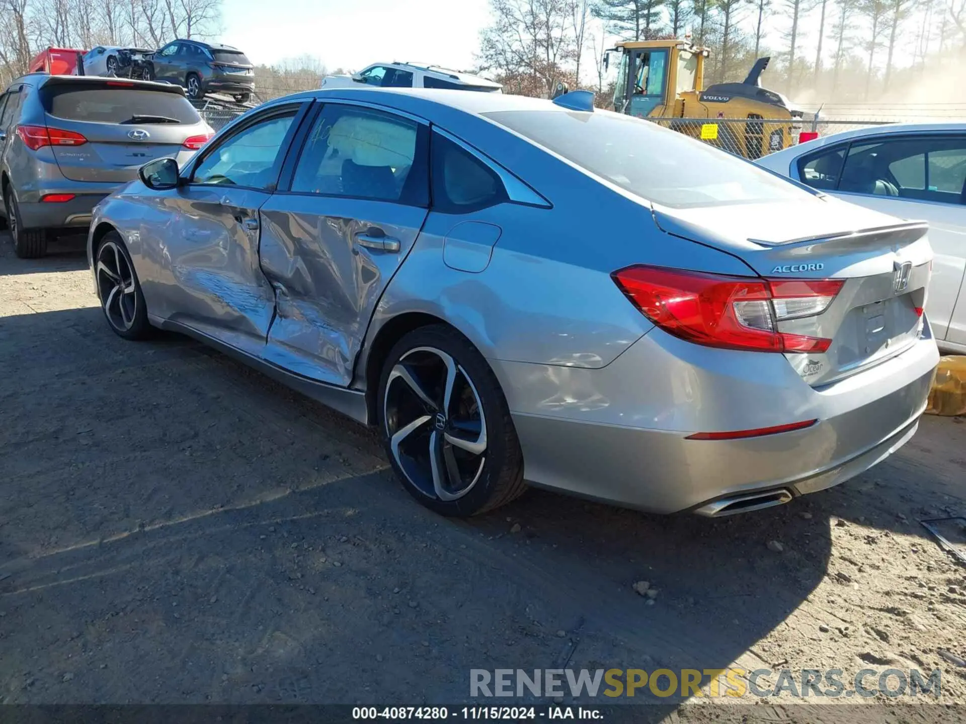 3 fotografías del automóvil dañado 1HGCV1F37LA087837 HONDA ACCORD 2020
