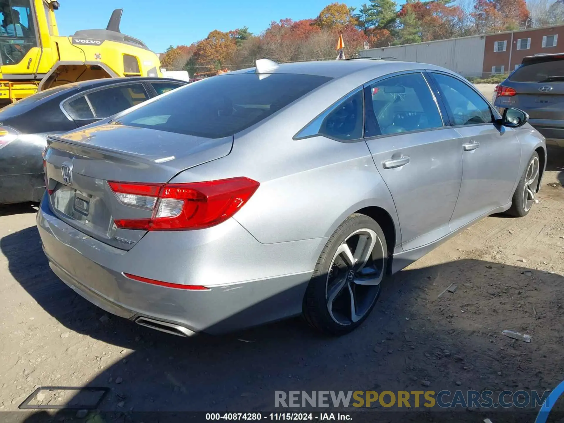 4 fotografías del automóvil dañado 1HGCV1F37LA087837 HONDA ACCORD 2020