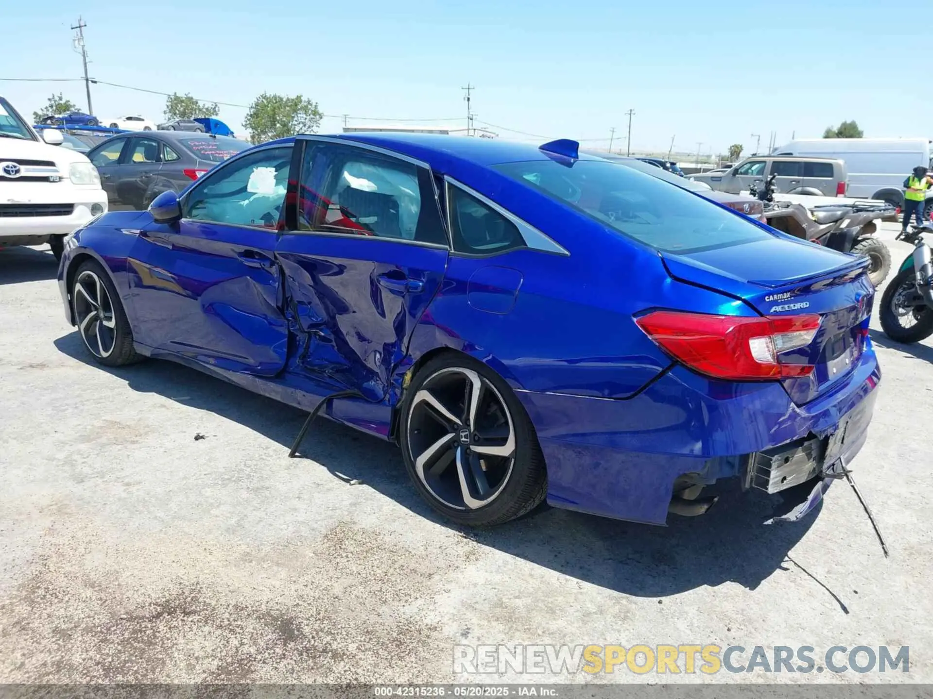 3 fotografías del automóvil dañado 1HGCV1F37LA101381 HONDA ACCORD 2020