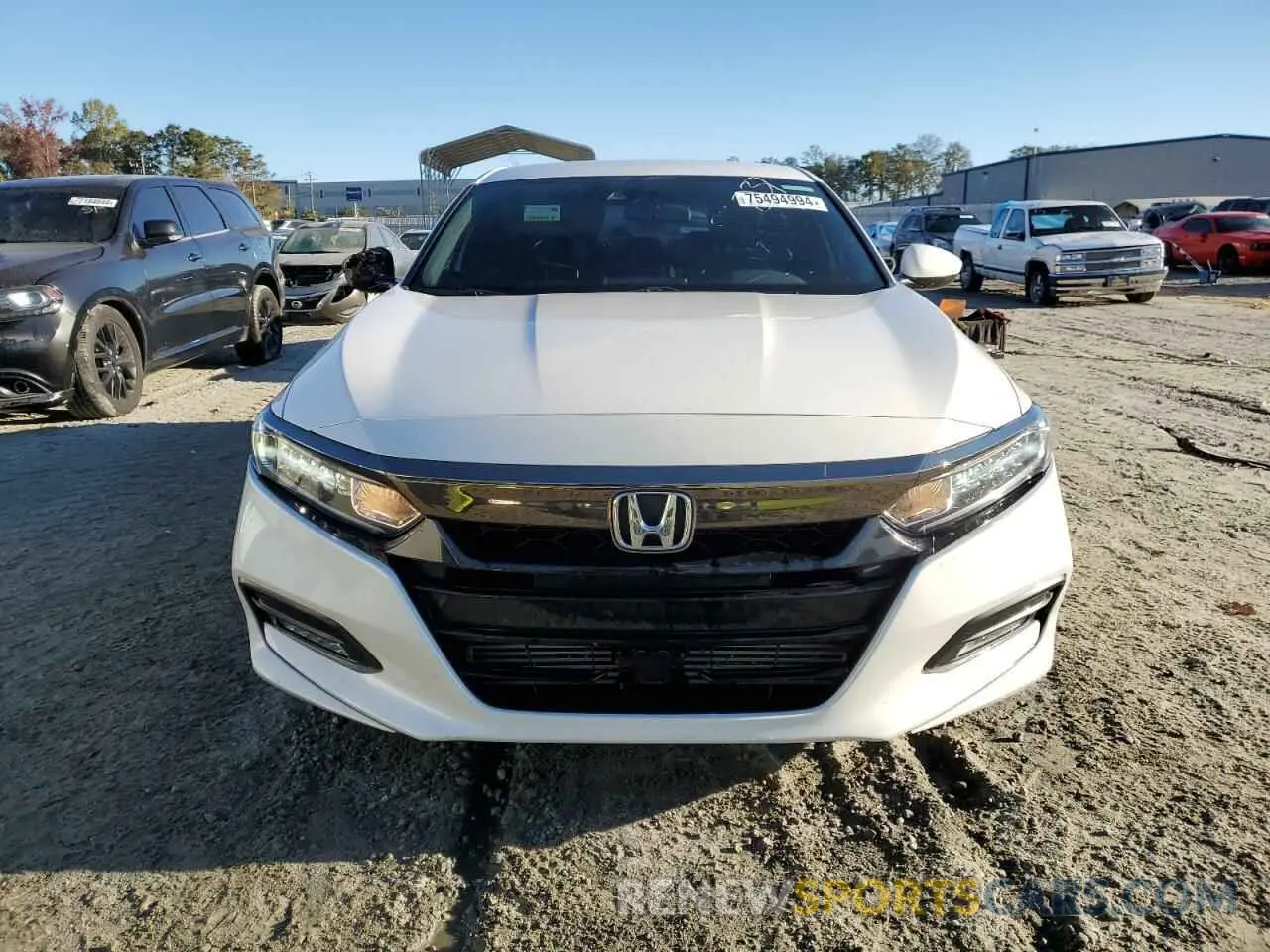 5 fotografías del automóvil dañado 1HGCV1F37LA119444 HONDA ACCORD 2020
