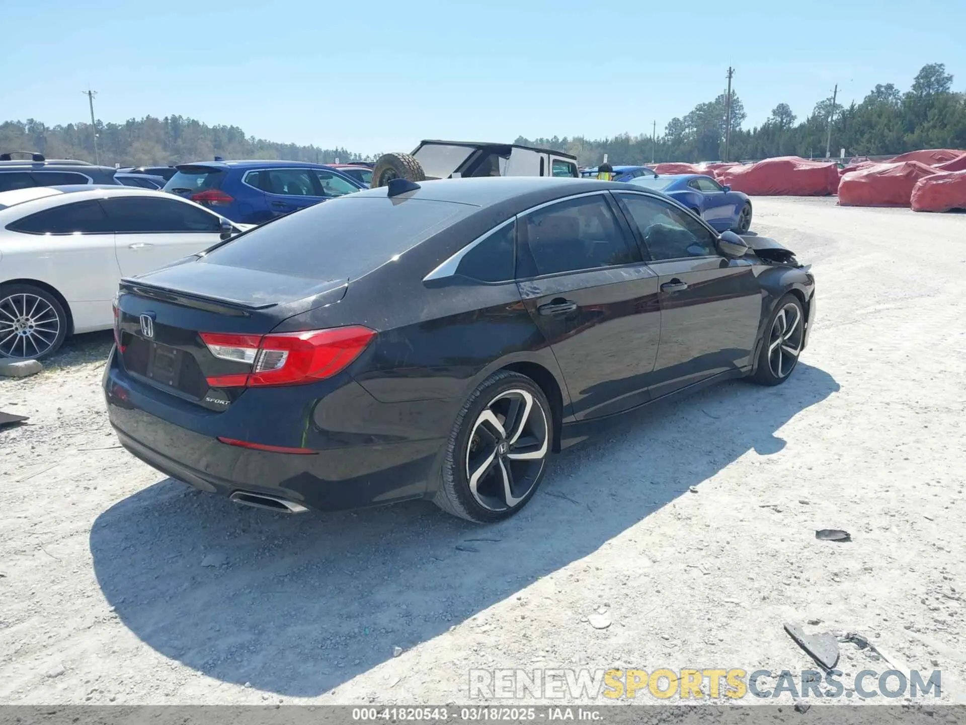4 fotografías del automóvil dañado 1HGCV1F37LA140035 HONDA ACCORD 2020