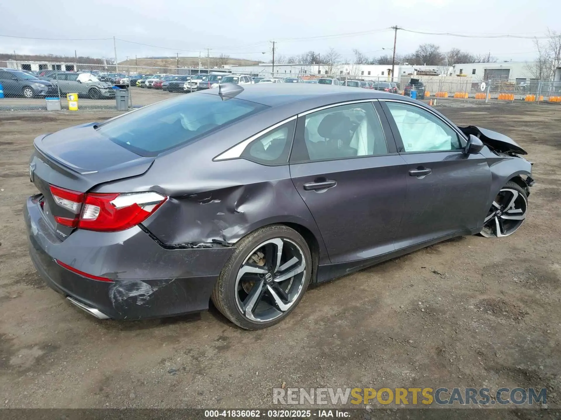 4 fotografías del automóvil dañado 1HGCV1F37LA140410 HONDA ACCORD 2020