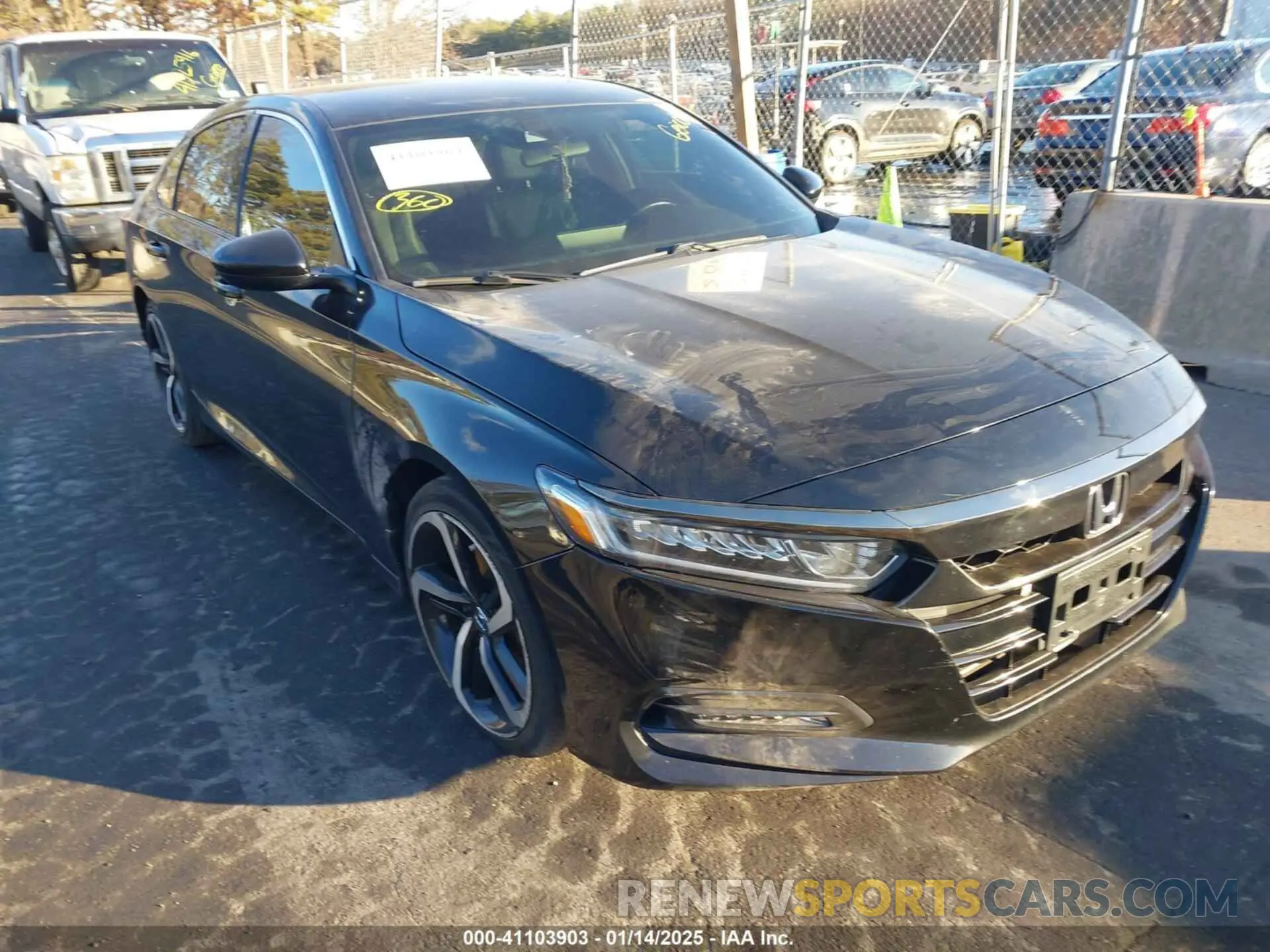 1 fotografías del automóvil dañado 1HGCV1F37LA154405 HONDA ACCORD 2020
